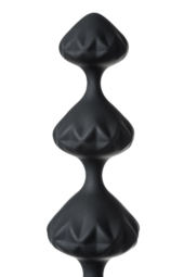 Набор из 2 чёрных анальных цепочек Satisfyer Beads - 8