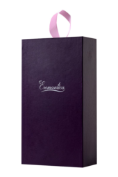 Фиолетовый вибромассажер Eromantica Uma - 20 см. - 8