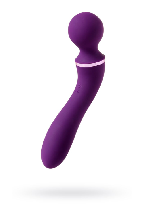 Фиолетовый вибромассажер Eromantica Uma - 20 см. - 0