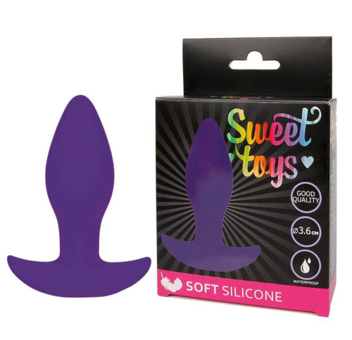 Фиолетовая анальная втулка Sweet Toys - 8,5 см. - 1