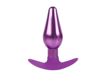 Фиолетовая анальная каплевидная втулка - 10,9 см.