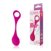 Ярко-розовый вагинальный шарик Cosmo - 1