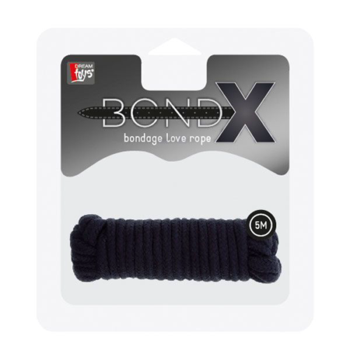Чёрная веревка для связывания BONDX LOVE ROPE - 5 м. - 1