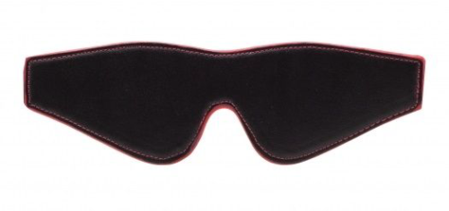 Чёрно-красная двусторонняя маска на глаза Reversible Eyemask - 1