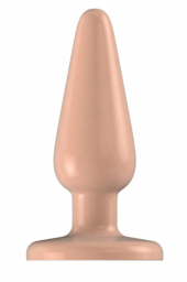 Телесная анальная пробка Butt Plug Basic 3 Inch - 7,6 см. - 0