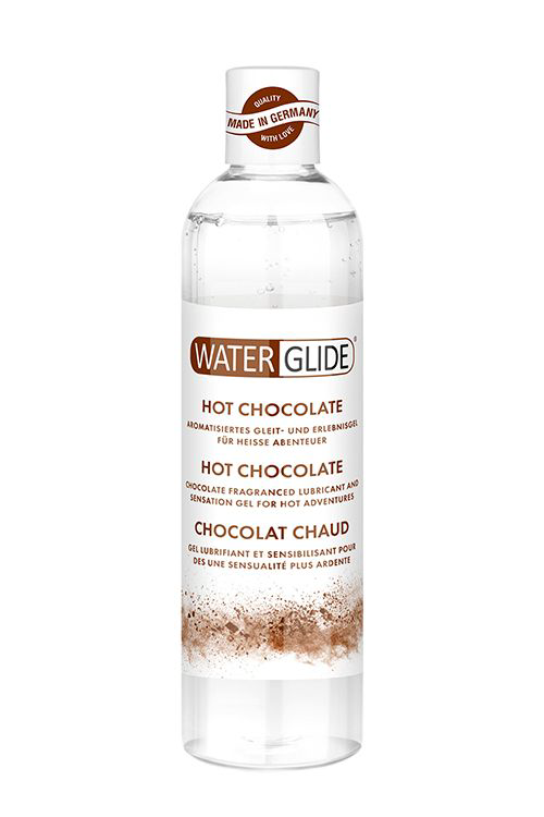 Лубрикант на водной основе с ароматом шоколада HOT CHOCOLATE - 300 мл. - 0