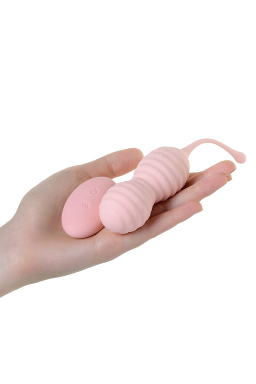 Нежно-розовые вагинальные шарики ZEFYR с пультом ДУ - 8
