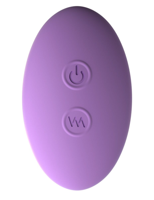 Фиолетовый компактный вибростимулятор Remote Silicone Please-Her - 3