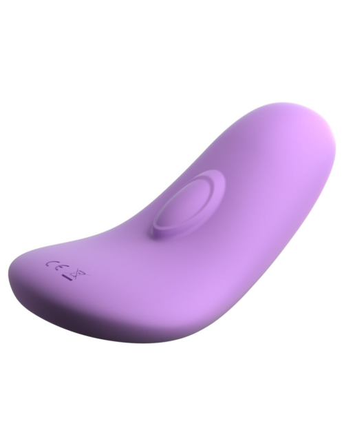Фиолетовый компактный вибростимулятор Remote Silicone Please-Her - 0