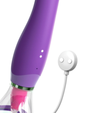 Фиолетовый вакуумный клиторальный стимулятор Her Ultimate Pleasure - 5