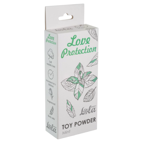 Пудра для игрушек Love Protection с ароматом мяты - 15 гр. - 1