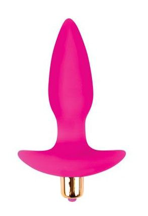 Розовая коническая анальная пробка Sweet Toys - 10,5 см. - 0