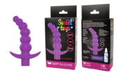 Фиолетовая вибрирующая анальная елочка Sweet Toys - 10,8 см. - 1