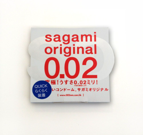 Ультратонкий презерватив Sagami Original 0.02 Quick - 1 шт. - 0