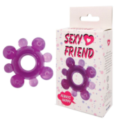 Фиолетовое эрекционное кольцо Sexy Friend - 0