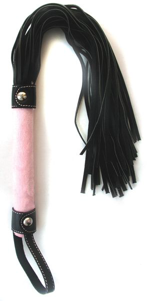 Розово-черная плетка Notabu - 46 см. - 0