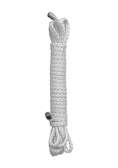 Белая веревка для бандажа Kinbaku Rope - 5 м. - 0