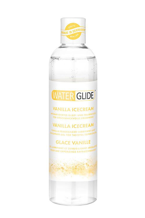 Лубрикант на водной основе с ароматом ванильного мороженого WATERGLIDE VANILLA ICECREAM - 300 мл. - 0