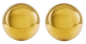 Золотистые вагинальные шарики Ben Wa Balls в шкатулке - 1
