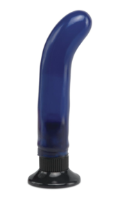 Синий водонепроницаемый вибростимулятор Waterproof G-Spot Wallbanger - 24,1 см. - 0