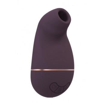 Фиолетовый клиторальный вакуум-волновой массажер Irresistible Kissable