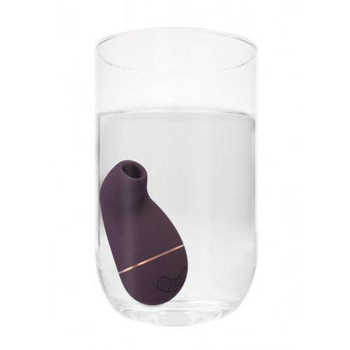 Фиолетовый клиторальный вакуум-волновой массажер Irresistible Kissable - 3