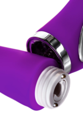 Фиолетовый вибратор PILO с wow-режимом - 20 см. - 8