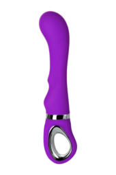 Фиолетовый вибратор PILO с wow-режимом - 20 см. - 2