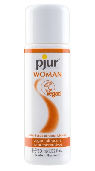 Лубрикант pjur WOMAN Vegan на водной основе - 30 мл. - 0