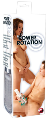 Прозрачный мастурбатор-ротатор Power Rotation - 1