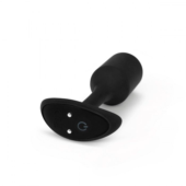 Чёрная пробка для ношения с вибрацией Snug Plug 2 - 11,4 см. - 1