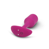 Розовая пробка для ношения с вибрацией Snug Plug 2 - 11,4 см. - 1
