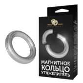 Серебристое магнитное кольцо-утяжелитель - 2