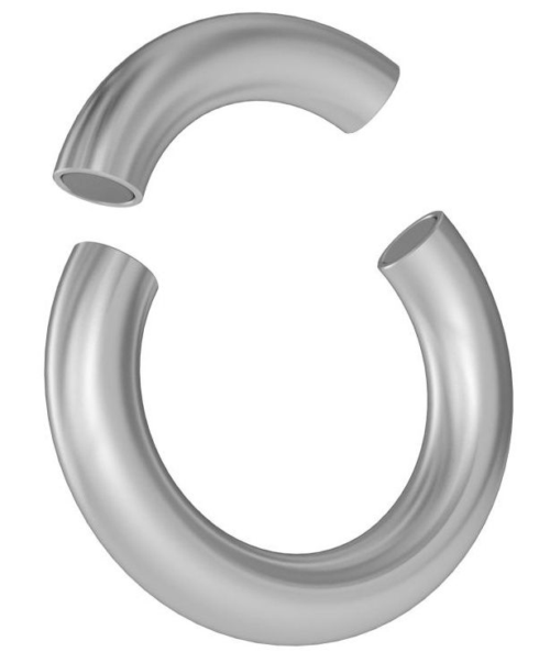 Серебристое магнитное кольцо-утяжелитель - 1