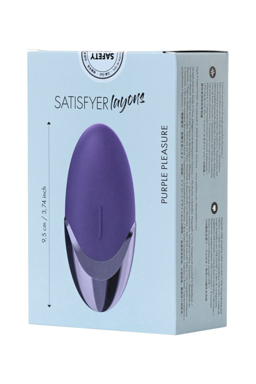 Фиолетовый вибромассажер Satisfyer Layons Purple Pleasure - 9