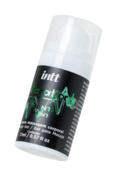 Жидкий массажный гель VIBRATION Mint с ароматом мяты и эффектом вибрации - 17 мл. - 0