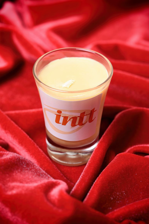 Массажная свеча для поцелуев Peach с ароматом персика - 30 гр. - 4