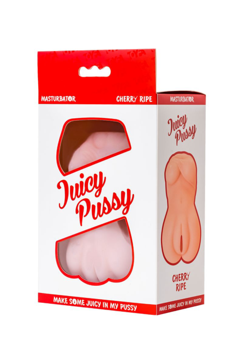 Телесный мастурбатор Juicy Pussy Cherry Ripe - 8