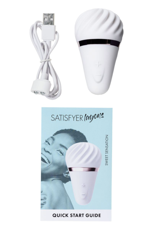 Белый вибромассажер Satisfyer Layons Sweet Sensation - 6