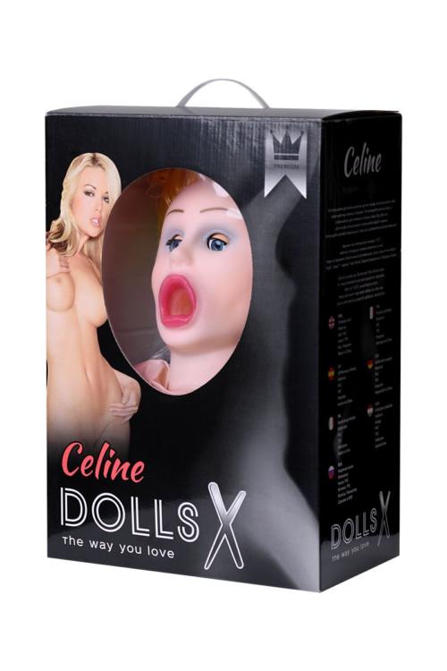 Секс-кукла блондинка Celine с кибер-вставками - 12