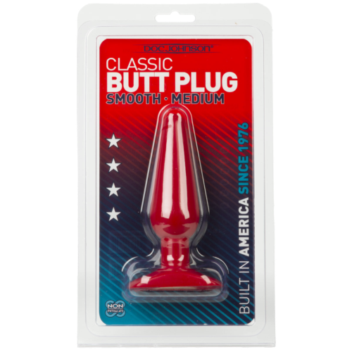 Анальная пробка Butt Plugs Smooth Classic Slim/Medium - 13,5 см. - 1