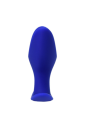 Синяя силиконовая расширяющая анальная втулка Bloom - 9 см. - 3
