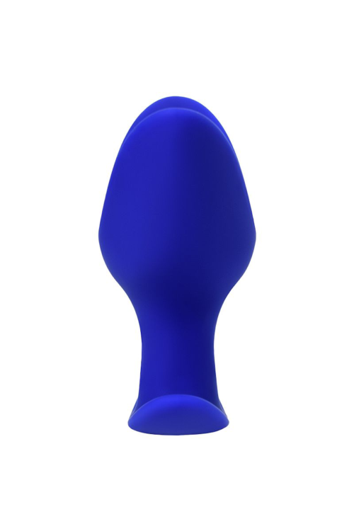 Синяя силиконовая расширяющая анальная втулка Bloom - 9,5 см. - 3