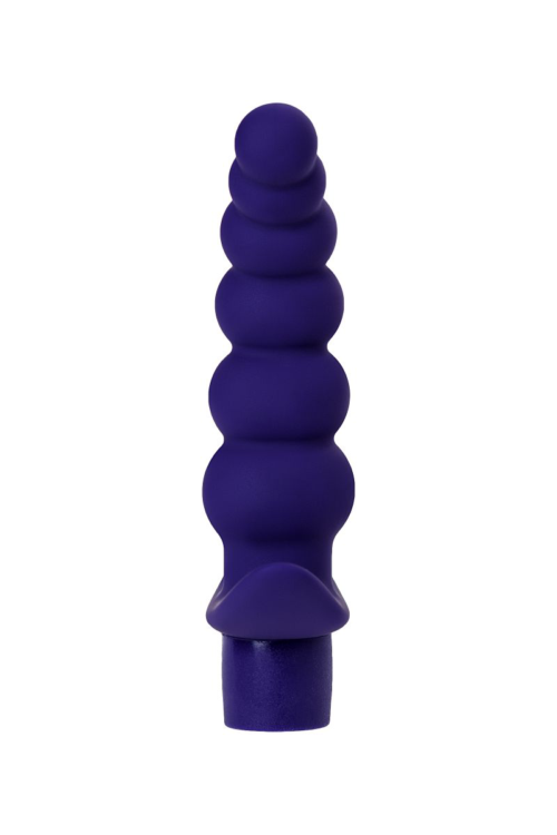 Фиолетовый силиконовый анальный вибратор Dandy - 13,5 см. - 3