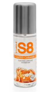 Смазка на водной основе S8 Flavored Lube со вкусом соленой карамели - 125 мл. - 0