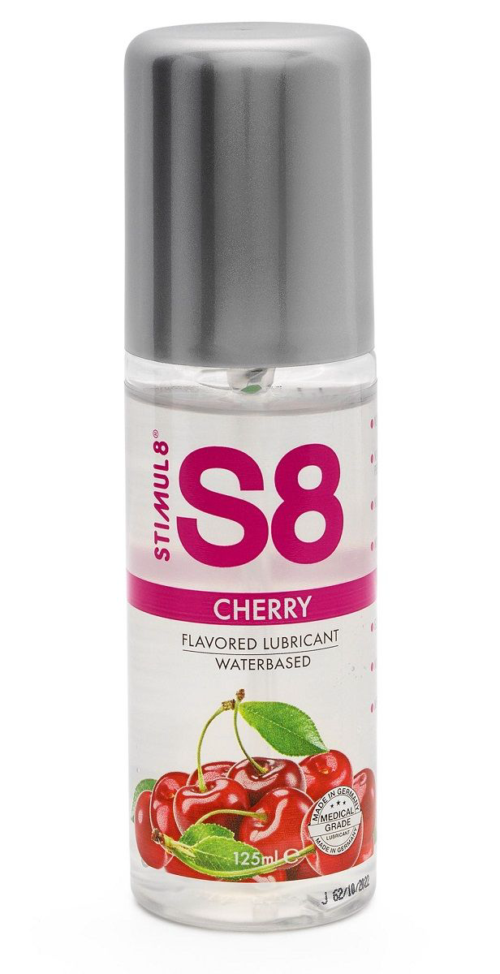 Смазка на водной основе S8 Flavored Lube со вкусом вишни - 125 мл. - 0