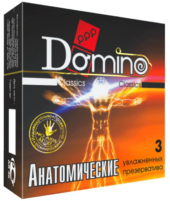 Презервативы анатомической формы Domino Анатомические - 3 шт. - 0