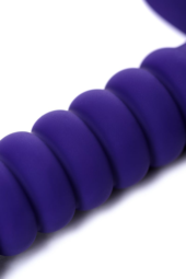 Фиолетовый анальный вибратор Condal - 14 см. - 7