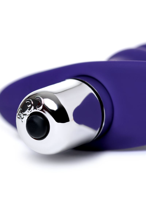 Фиолетовый анальный вибратор Condal - 14 см. - 8