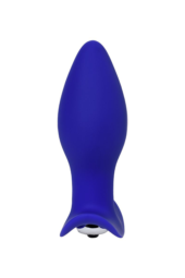 Синяя анальная вибровтулка Fancy - 10,7 см. - 3